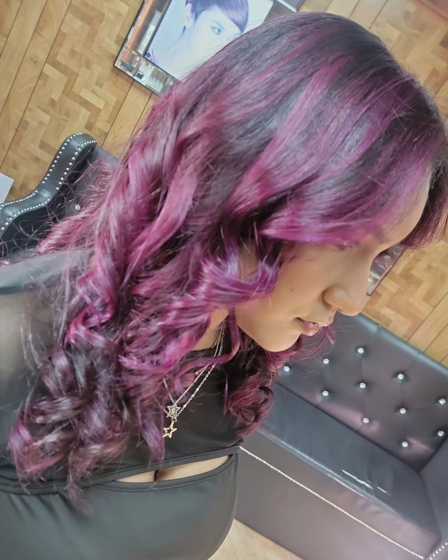 Trabajo de color y secado en Mía Beauty Boutique