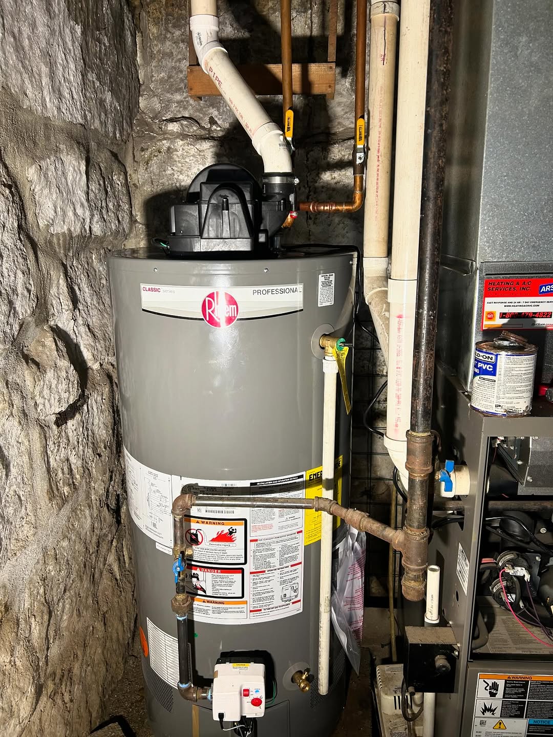 Water Heater · 50-gal Power Vent — photo 2